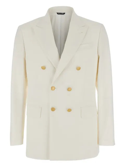 Reveres 1949 blazer in virgin wool and cotton