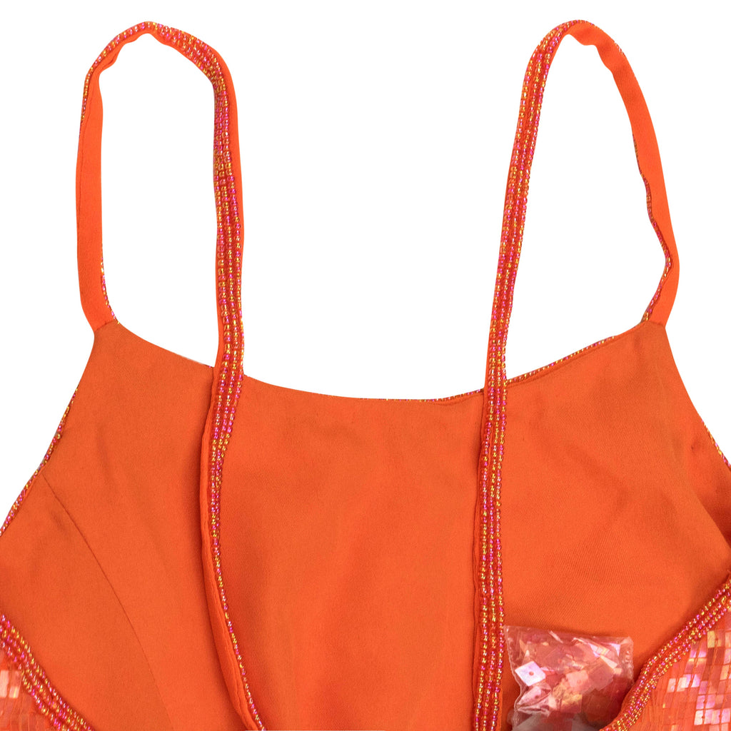 SEQUIN ORANGE BLOUSES