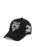 Plein Sport tiger-embroidered baseball cap