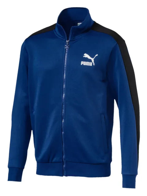 PUMA T7 side-stripe track jacket