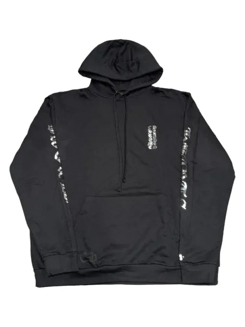 Chrome Hearts foil-print hoodie