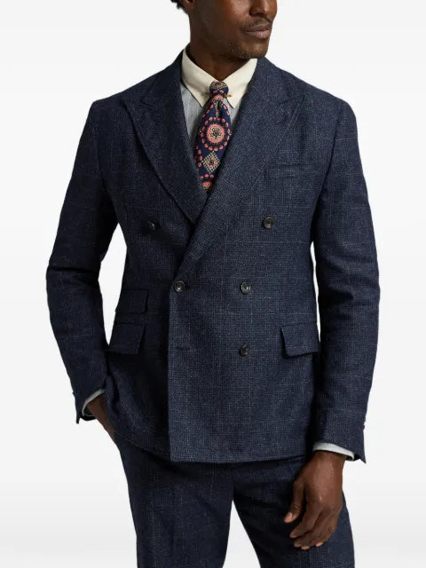 Ralph Lauren RRL double-breasted check blazer