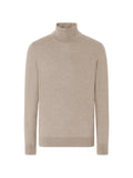 Zegna light taupe mélange Cashseta turtleneck