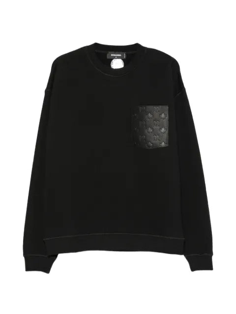 DSQUARED2 logo-embossed sweatshirt