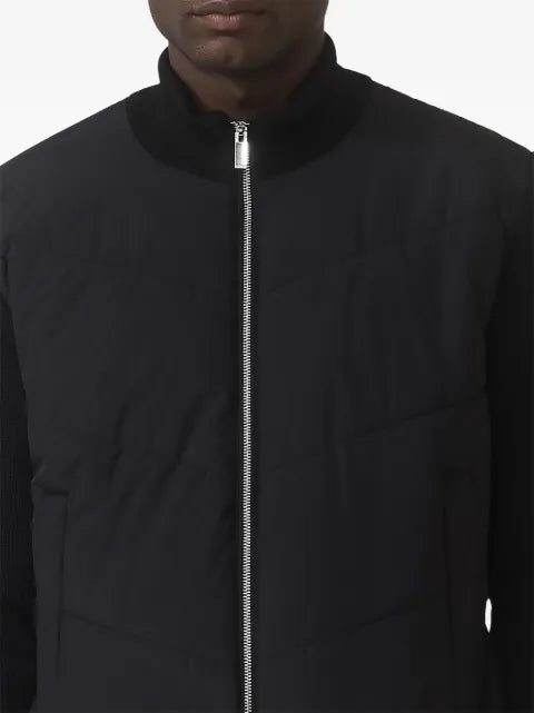 MAUVAIS quilted panelled jacket
