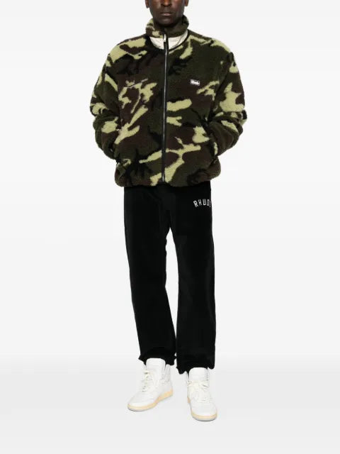 RHUDE camouflage-print logo-embroidered jacket