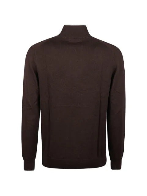 Michael Kors quarter-zip merino-wool sweater