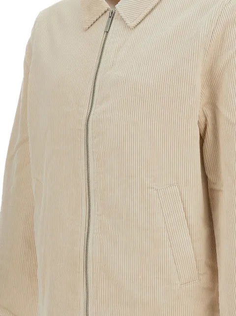 Les Deux corduroy zip-up jacket