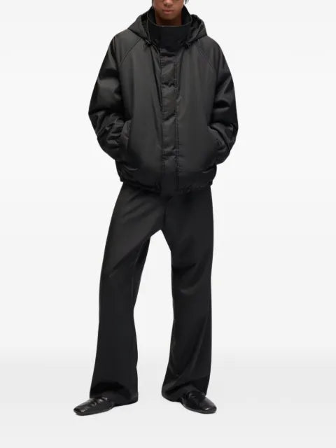 Gucci hooded raglan-sleeve jacket