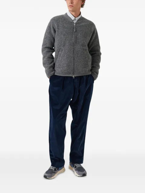 Universal Works zip-up bomber jacket