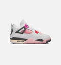 Air Jordan 4 Retro Comic Grade School – Off White/Fire Pink/Anthracite