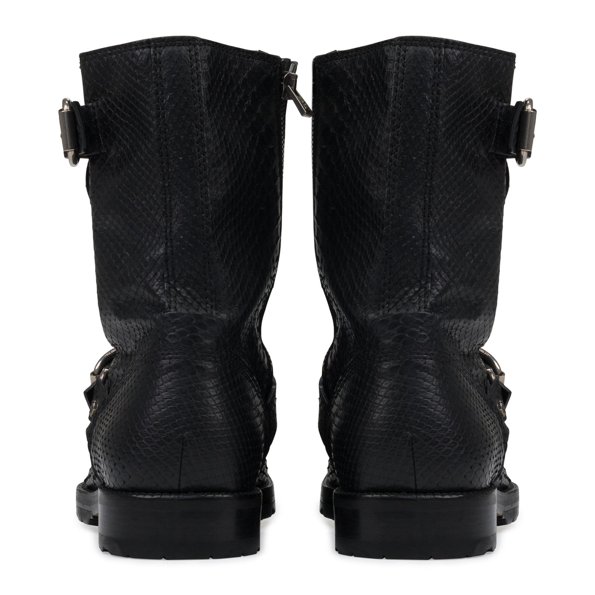 Black Snakeskin Boots