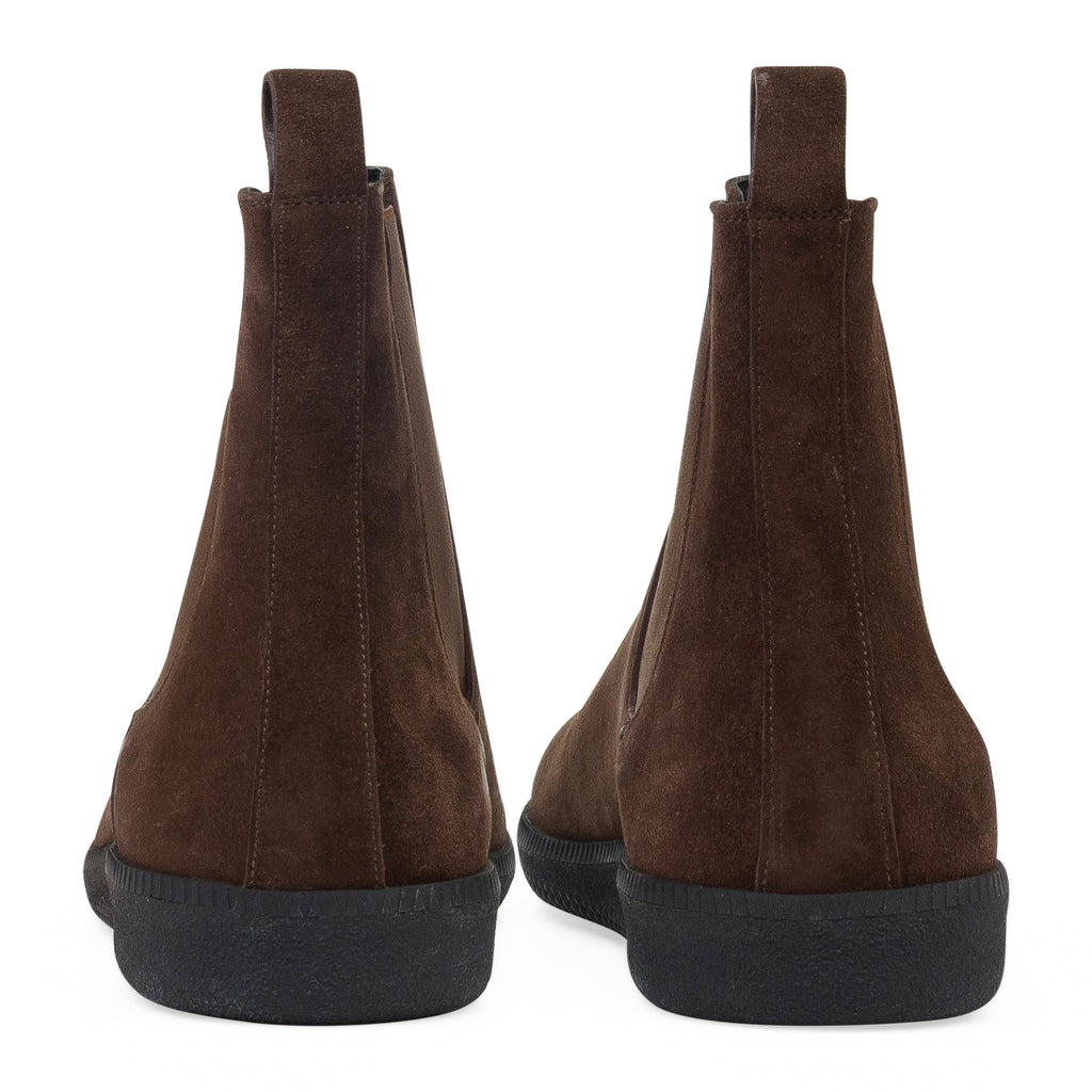 Brown Suede Chelsea Boots