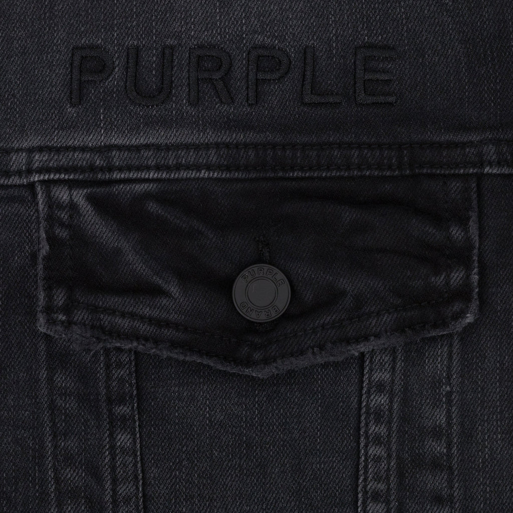 Black Purple x Blue Sky Trucker Jacket