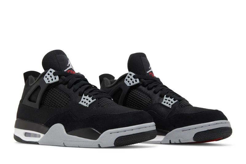 Air Jordan 4 Retro SE 'Black Canvas' – All-Black Canvas & Leather AJ4 with Artist-Grade Texture & Stealthy Authority