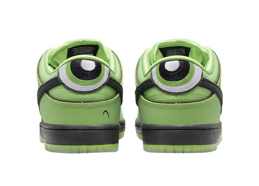The Powerpuff Girls x Nike SB Dunk Low Buttercup FZ8319-300
