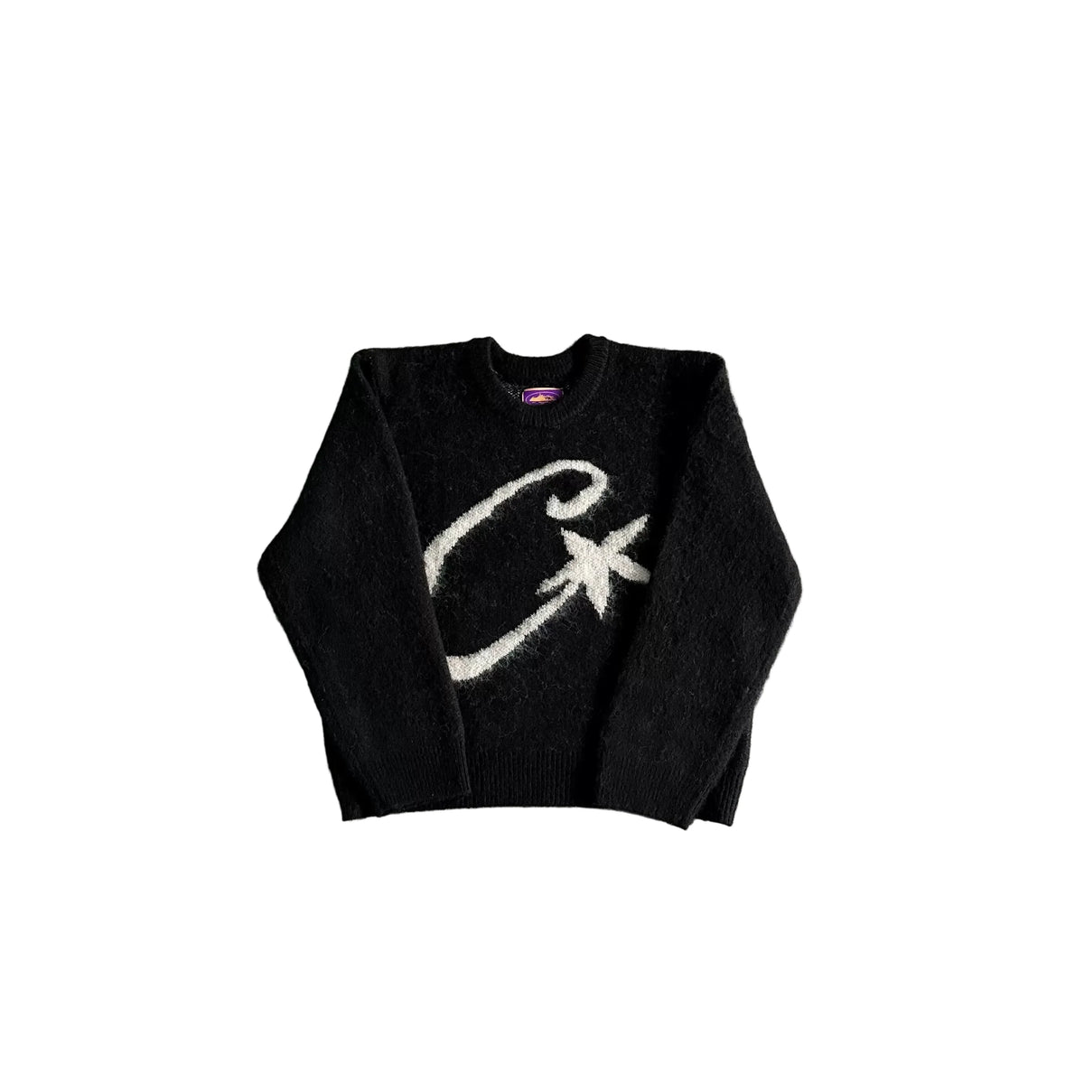 Corteiz Embroidered Knit Cardigan Jacket – Black III
