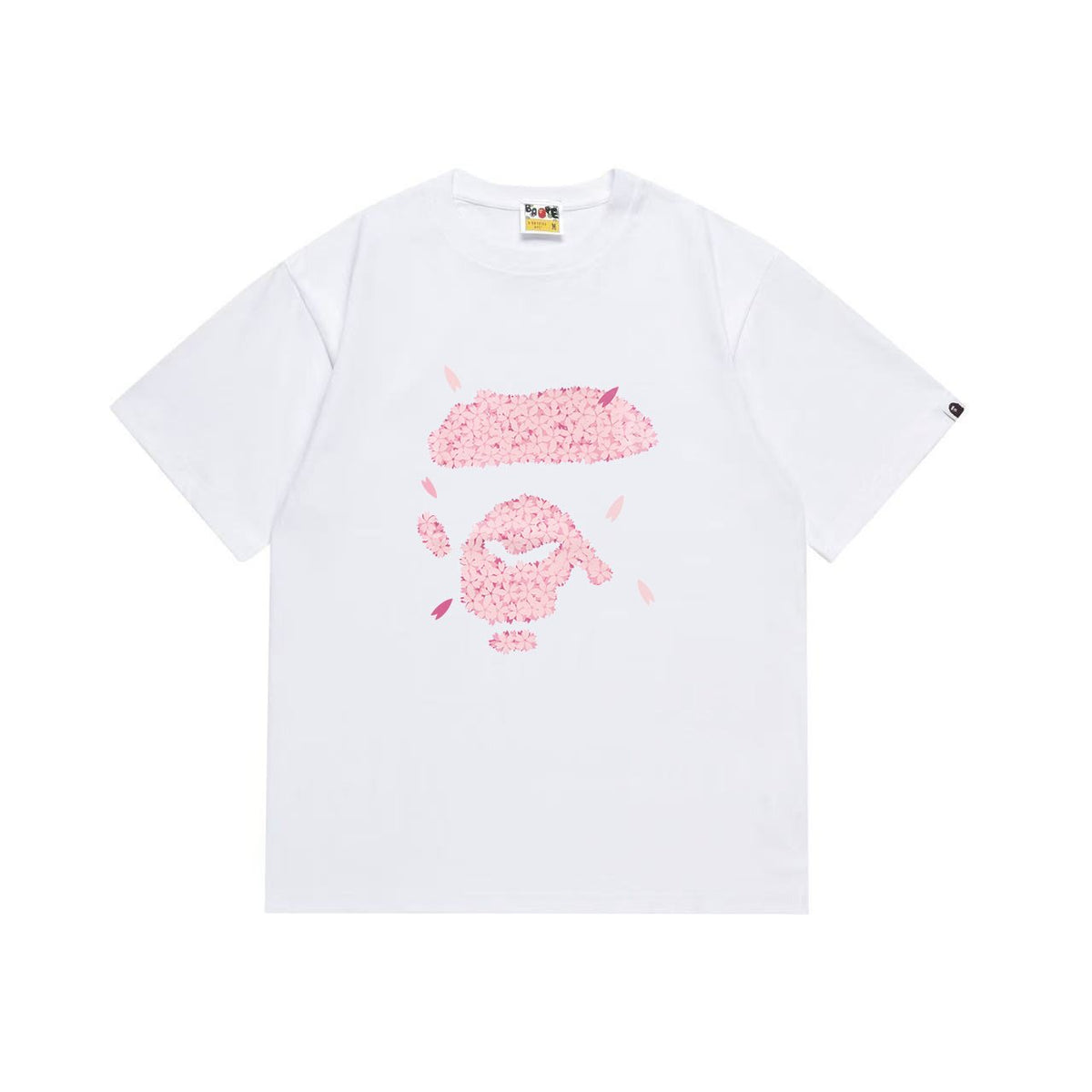 BAPE Pink Ape-Head Graphic T-Shirt