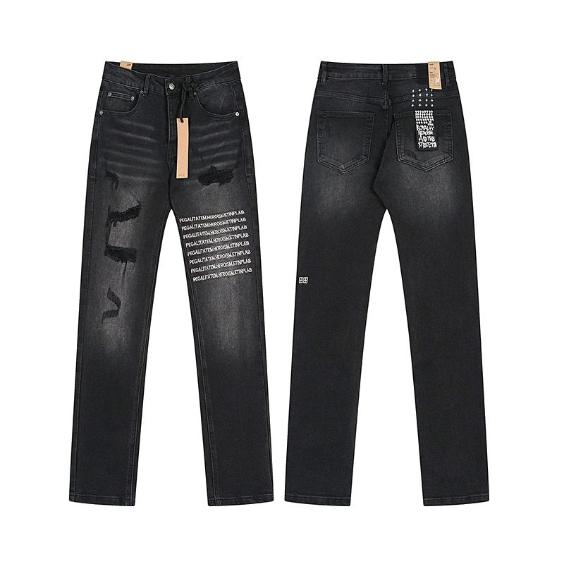 Ksubi Black Washed Graphic Jeans