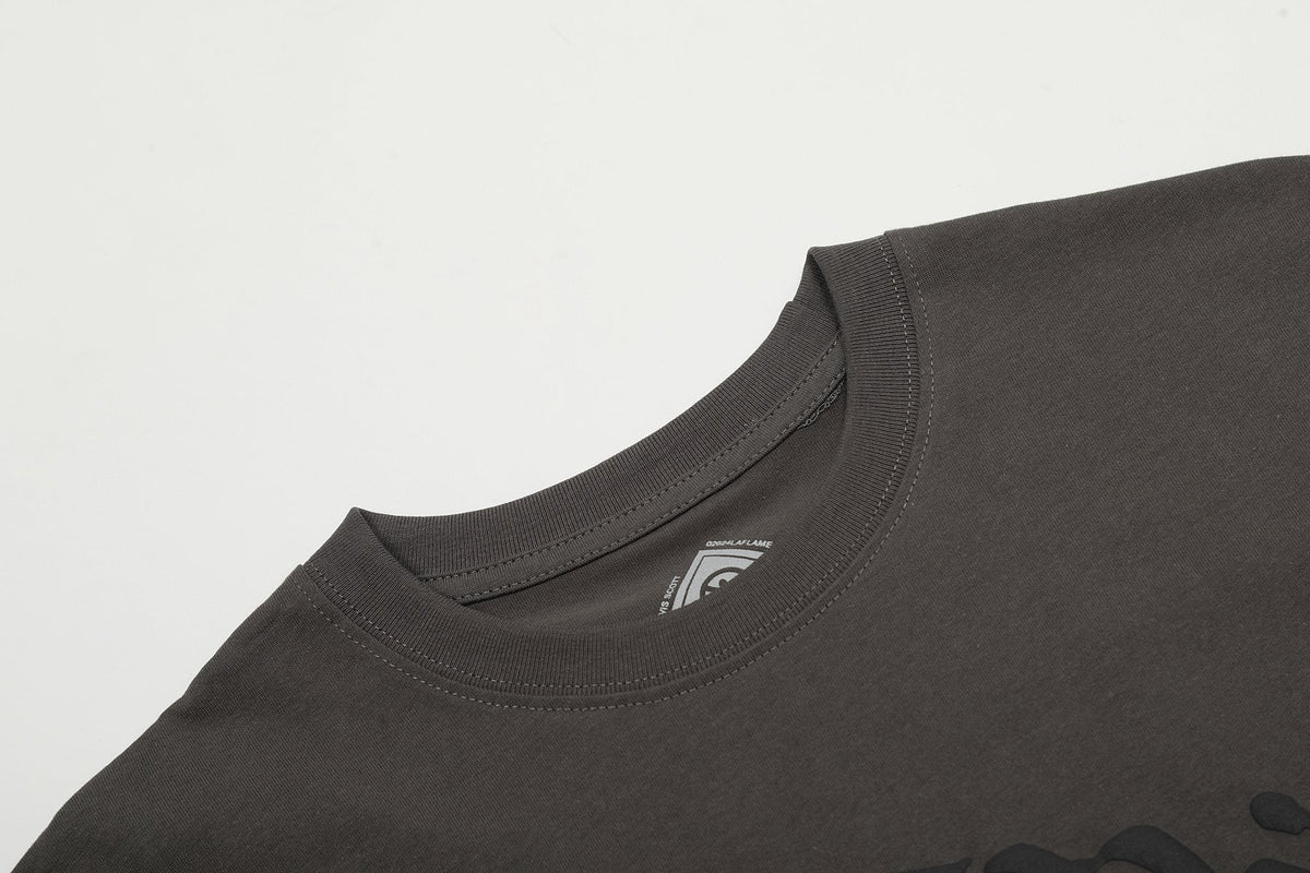 Sp5der Charcoal Front Graphic T-Shirt