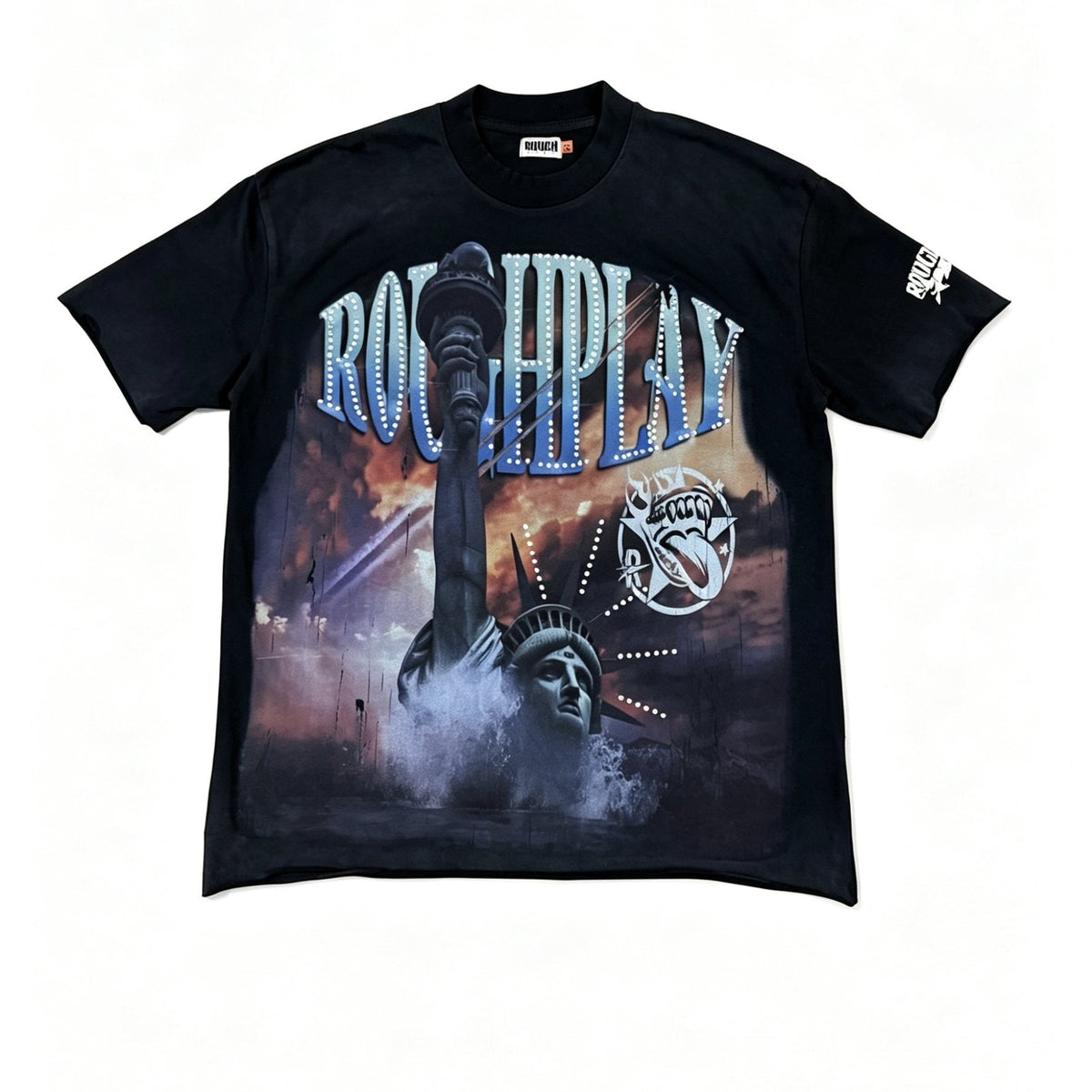 Rough Play Statue of Liberty Graphic T-Shirt