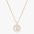 MESSIKA LUCKY MOVE MM NACRE BLANCHE DIAMOND NECKLACE