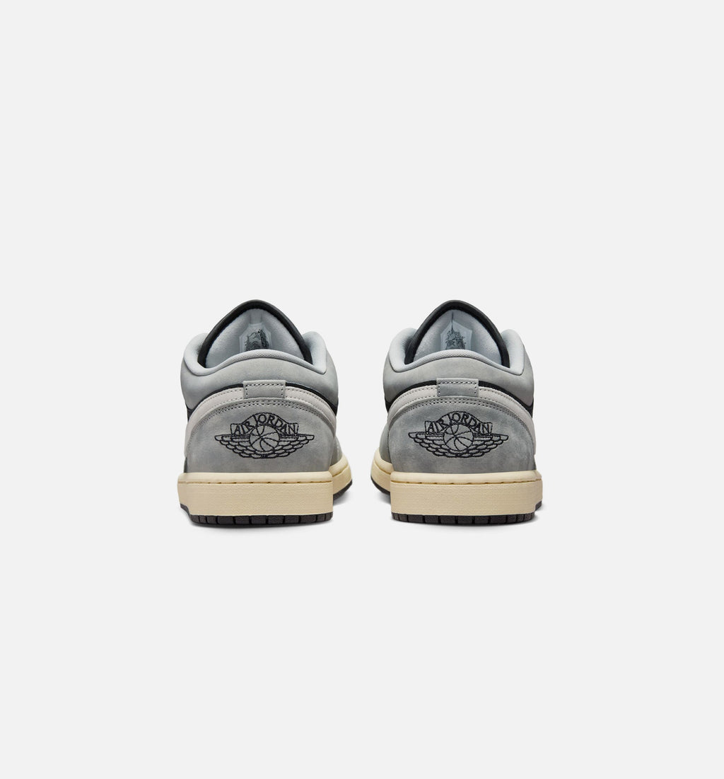 Air Jordan 1 Low SE Men's Lifestyle Sneakers - Light Smoke Grey/White/Off Noir