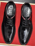 Gucci Men's Polished Lace-Up Dress Shoes