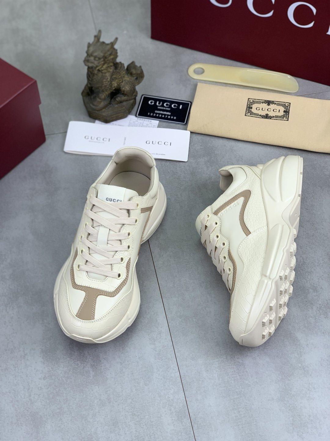 Gucci Paneled Chunky Sneakers